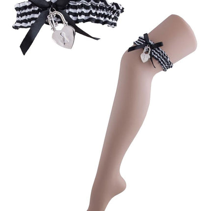 Funny Fashion Kousenband Met Hartvormig Slot