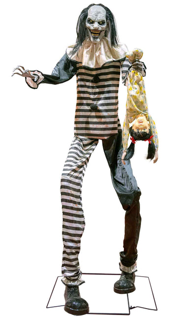 Funny Fashion Sinistere clown 240 cm Halloween prop