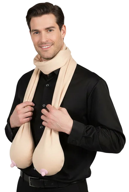 Funny Fashion Sjaal met Borsten