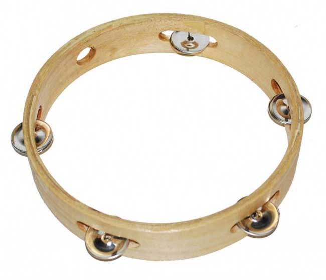 Funny Fashion Tamboerijn Hout 22 cm