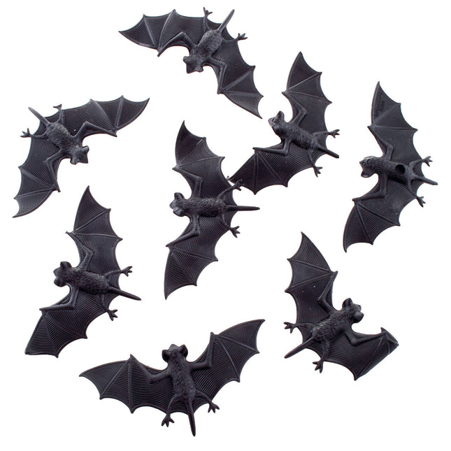 Funny Fashion Vleermuizen set 8 stuks