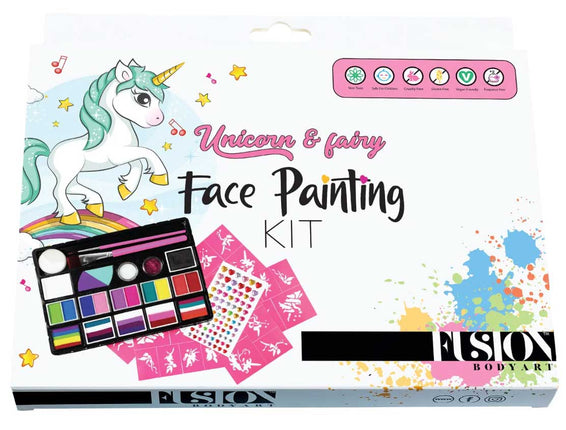 Fusion Body Art Fusion Body Art Unicorn & Fairy Face Painting Kit