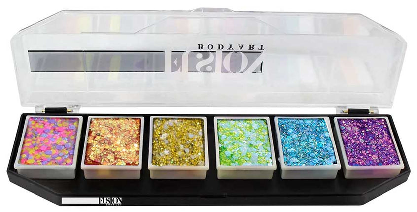 Fusion Body Art Fusion Fiesta Sparkles Glitter Cream Palette