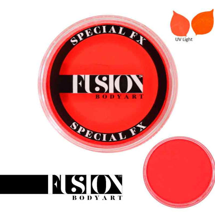 Fusion Body Art Fusion FX Paint UV Neon Orange 32 gram