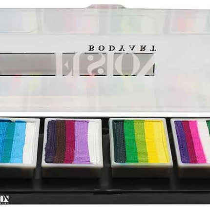 Fusion Body Art Fusion Leanne's Pretty Rainbow Split Cake Palette