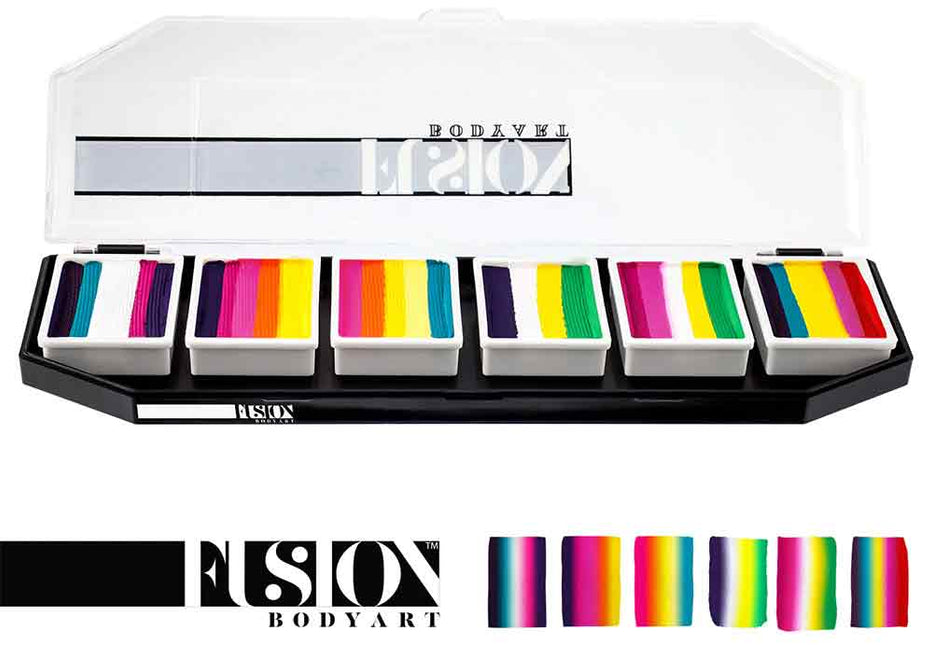 Fusion Body Art Fusion Leanne's Tropical Split Cake Palette