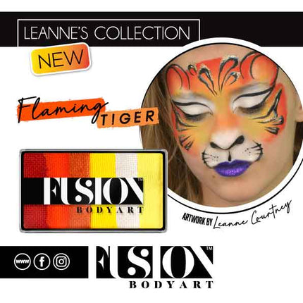 Fusion Body Art Fusion Petal Cake Leannes Flaming Tiger XL 25 gram