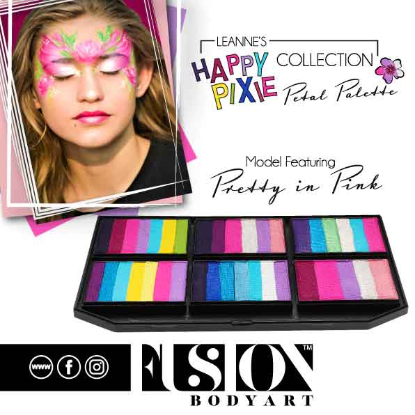 Fusion Body Art Fusion Petal Cake Leannes Pretty In Pink 25 gram