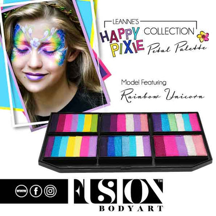 Fusion Body Art Fusion Petal Cake Leannes Rainbow Unicorn 25 gram