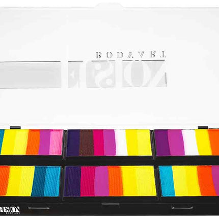 Fusion Body Art Fusion Schmink Leanne's Vivid Rainbow Petal Palette