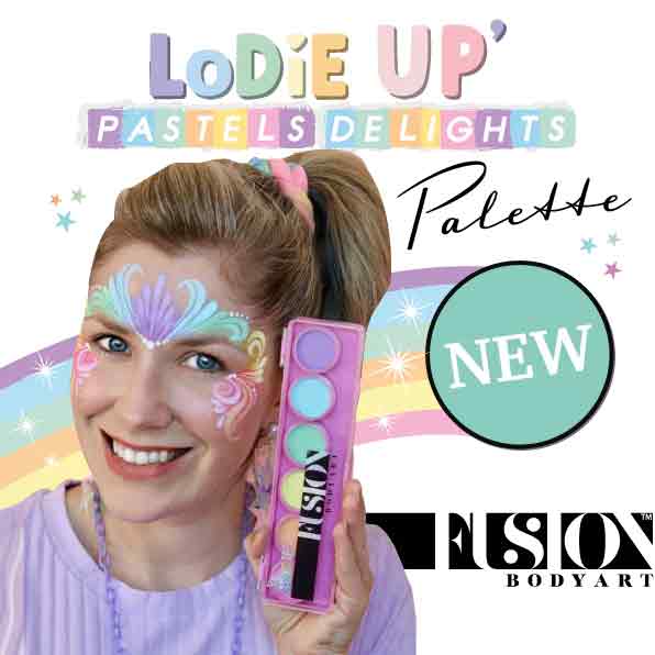 Fusion Body Art Fusion Schmink Lodie Up Pastel Delights Palette