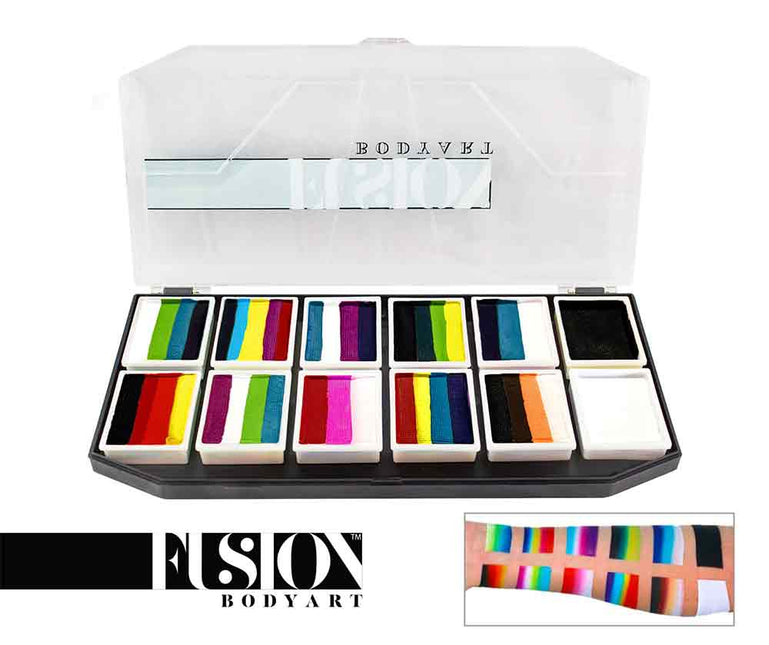 Fusion Body Art Fusion Schmink Palette Rainbow Explosion