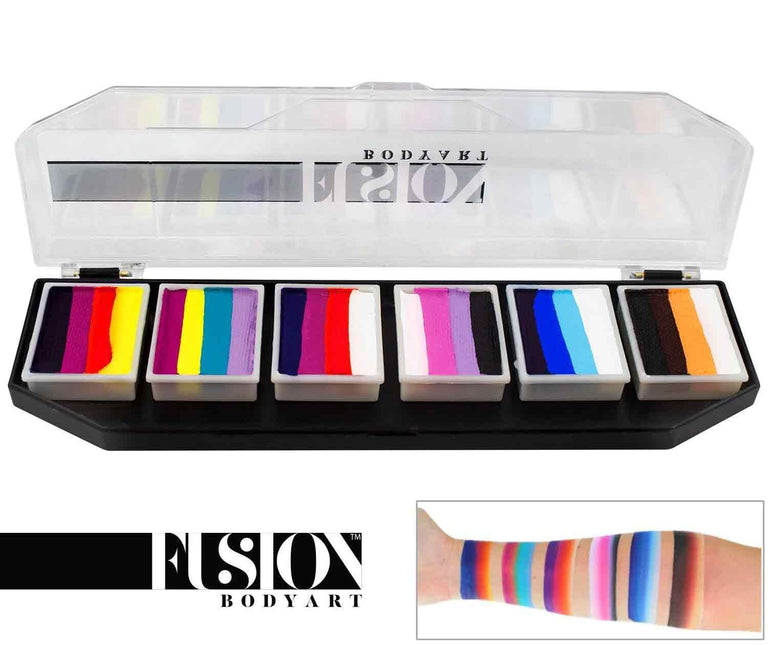 Fusion Body Art Fusion Schmink Palette Rainbow Splash