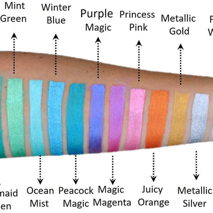 Fusion Body Art Fusion Schmink Pearl Mint Green 25 gram