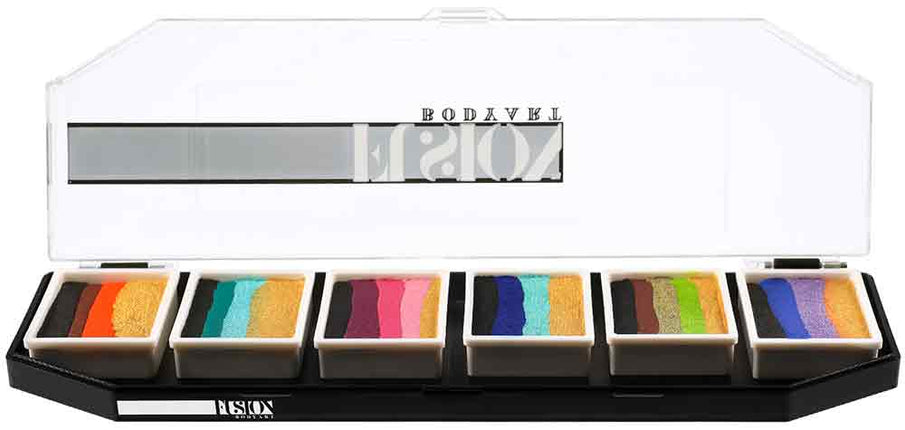 Fusion Body Art Fusion Split Cake Palette Nat's Gold Range