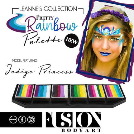 Fusion Body Art Fusion Splitcake Schmink Leannes Indigo Princess 30 gram