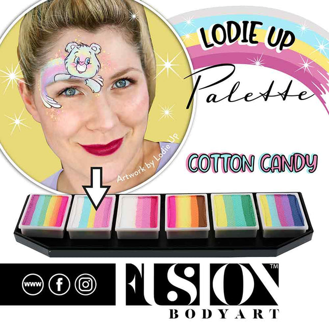 Fusion Body Art Fusion Splitcake Schmink Lodie Up Cotton Candy 30 gram