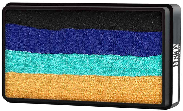 Fusion Body Art Fusion Splitcake Schmink Nats Gold Range Blue Wren 30 gram