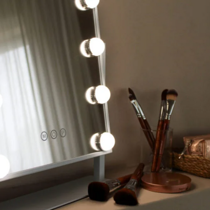 Gérard Brinard Make-up LED Spiegel Hollywood Wit