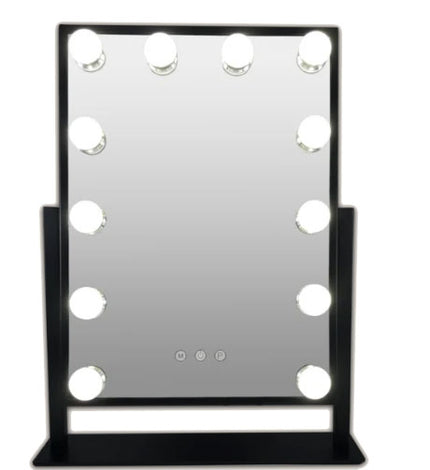 Gérard Brinard Make-up LED Spiegel Hollywood Zwart