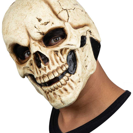 Ghoulish Latex Bonejangles Tan Masker