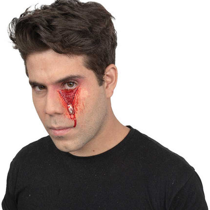 Ghoulish Zipped Eyes Applicatie