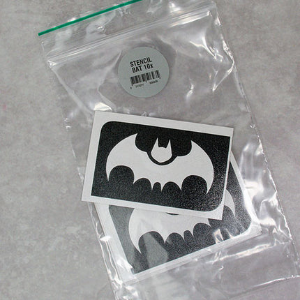 Grimas Batman Glittertattoo Sjabloon 10 stuks