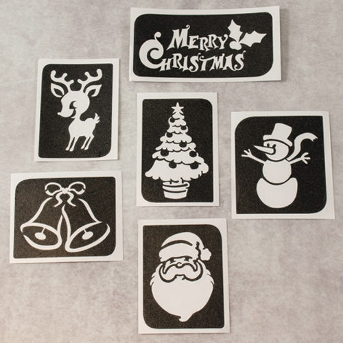 Grimas Christmas 1 Glittertattoo Sjablonenset