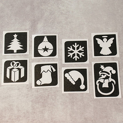 Grimas Christmas 2 Glittertattoo Sjablonenset