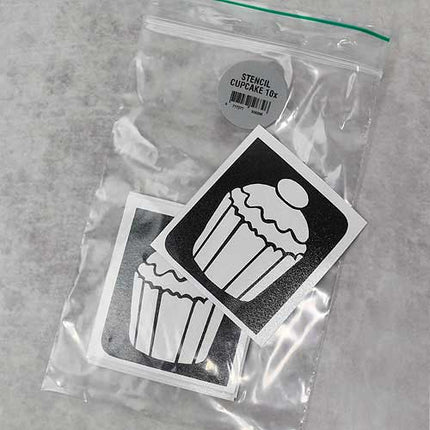 Grimas Cupcake Glittertattoo Sjabloon 10 stuks