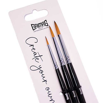 Grimas Grimas Face Paint Brush set 2 4 6