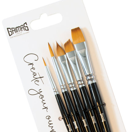Grimas Grimas Face Paint Brush set