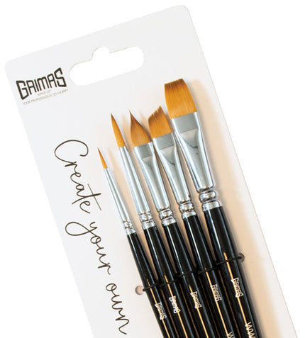 Grimas Grimas Face Paint Brush set