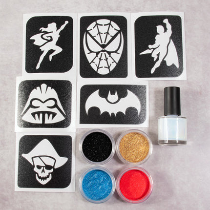 Grimas Grimas Glittertattoo set Hero