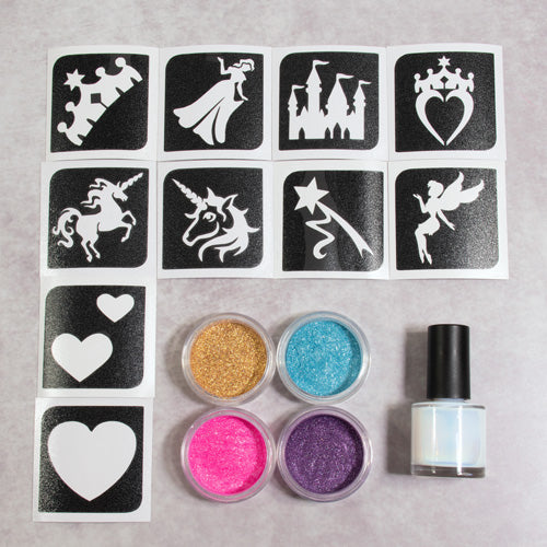 Grimas Grimas Glittertattoo set Princess