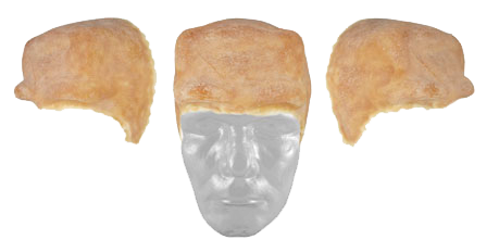 Grimas Grimas Latex Frankenstein Voorhoofd