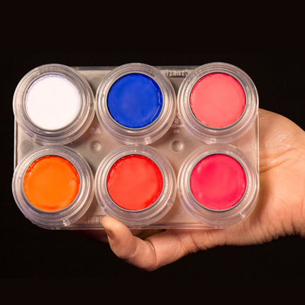 Grimas Grimas Water Make-up Fluor Palet 6