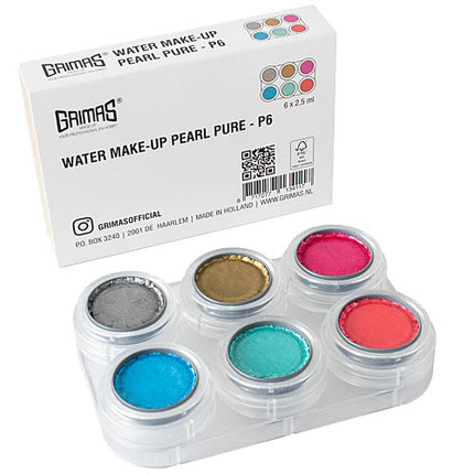 Grimas Grimas Water Make-up P6 Pearl Pure Palet