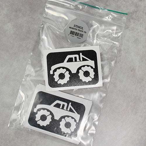 Grimas Monster Truck Glittertattoo Sjabloon 10 stuks