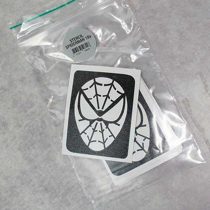Grimas Spiderman Glittertattoo Sjabloon 10 stuks