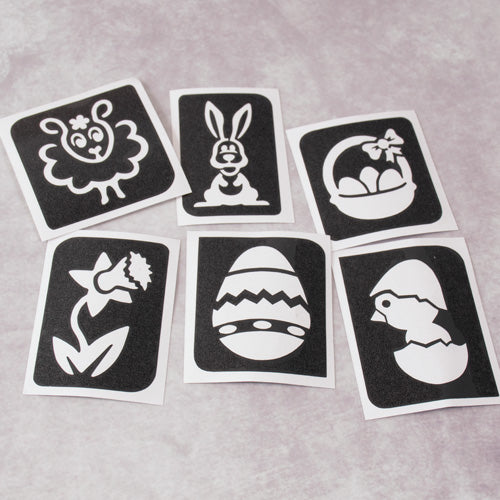 Grimas Voorjaar en Pasen Glittertattoo Sjablonenset