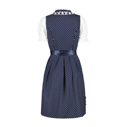 Haus Huberts Blauw Witte Dirndl Met Polka Dots