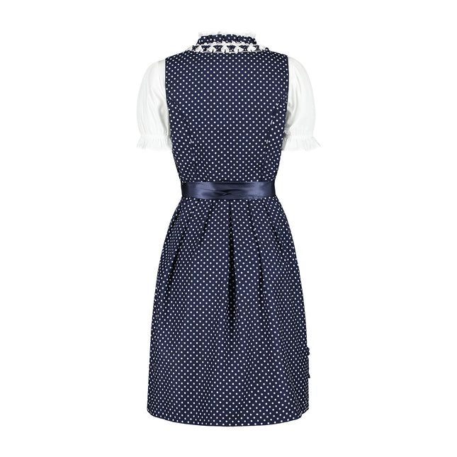 Haus Huberts Blauw Witte Dirndl Met Polka Dots