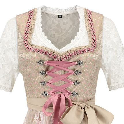 Haus Huberts Dirndl 2-delig Champagne Roze