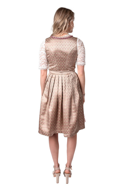 Haus Huberts Dirndl 2-delig Champagne Roze
