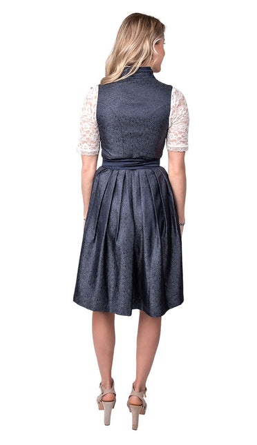 Haus Huberts Dirndl 2-delig Donkerblauw