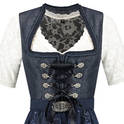 Haus Huberts Dirndl 2-delig Donkerblauw