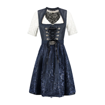 Haus Huberts Dirndl 2-delig Donkerblauw