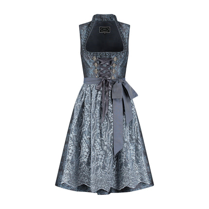 Haus Huberts Dirndl 2-delig Jacquard Nachtblauw Glitters