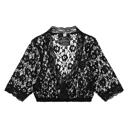 Haus Huberts Dirndlblouse Kant Zwart Dames